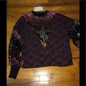Zara Sequence Sweater Brand New